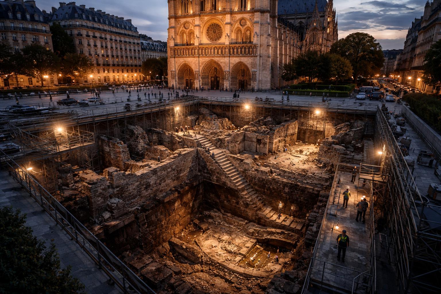 Pod placem katedry odkryto ukryte miasto sprzed 2 tysięcy lat