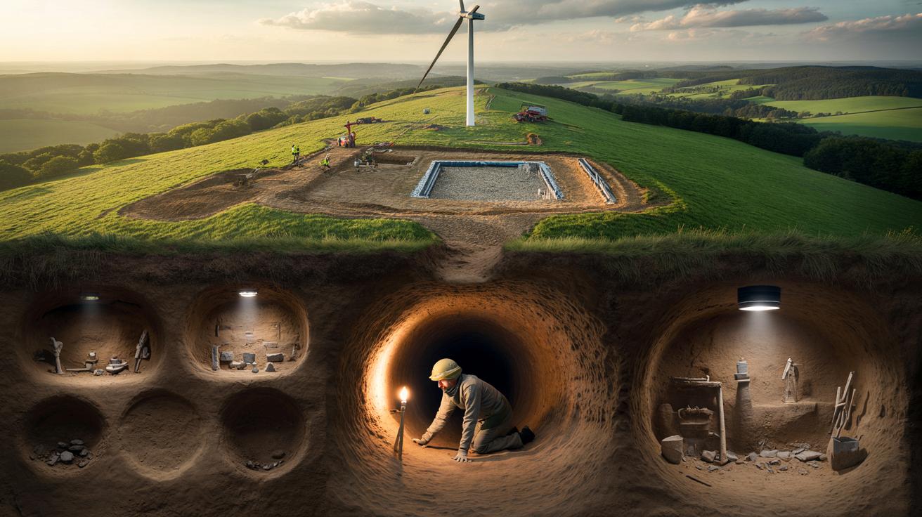 Pod prehistorycznym cmentarzyskiem w Niemczech znaleziono tajemniczy tunel z średniowiecza