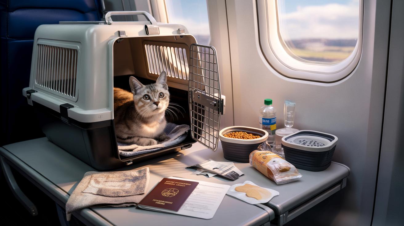 Podróż z kotem bez stresu: co naprawdę musisz zabrać do samolotu i pociągu