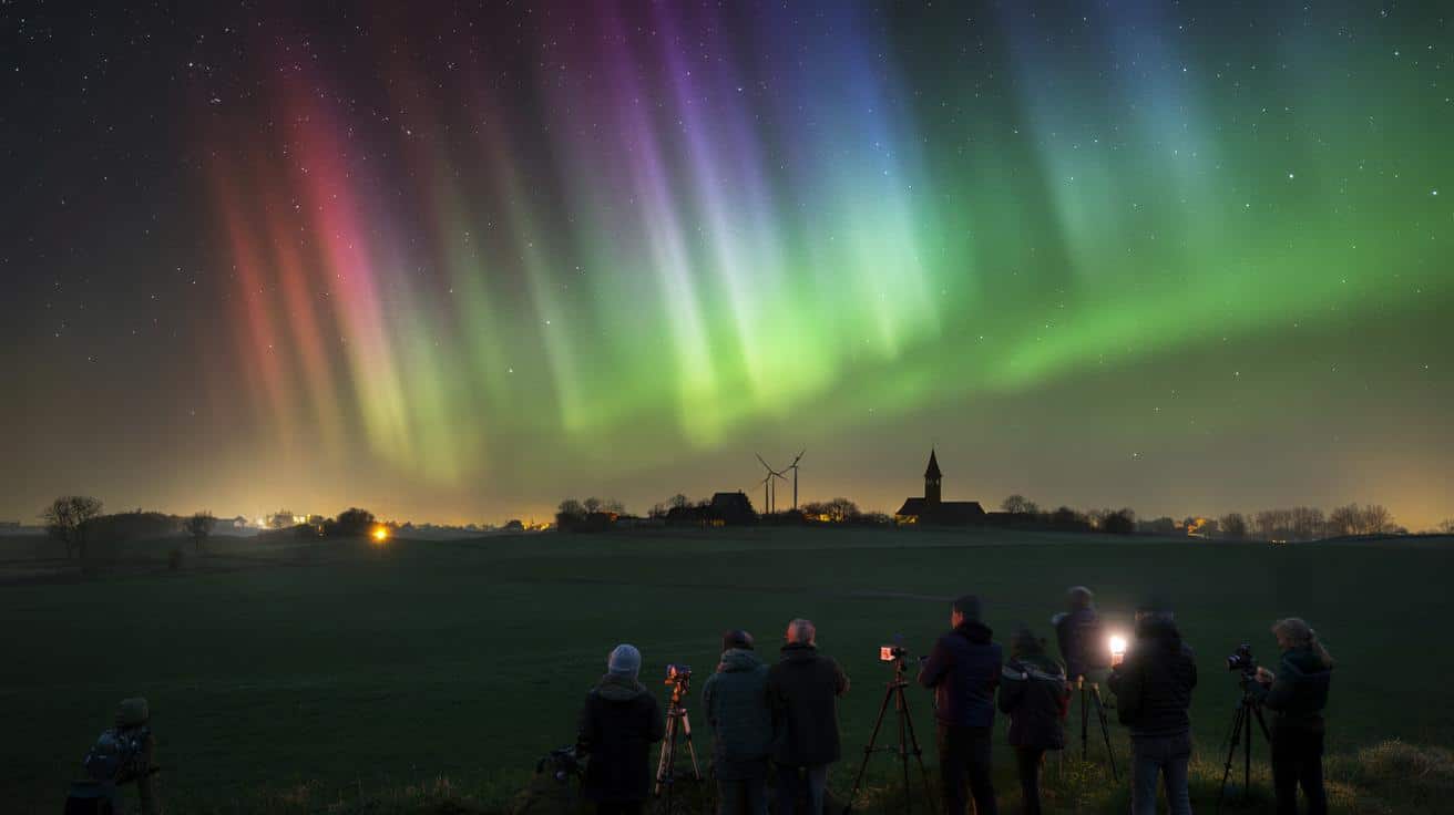 Polarne zorze nad Niemcami znów możliwe. Idealny moment zbliża się