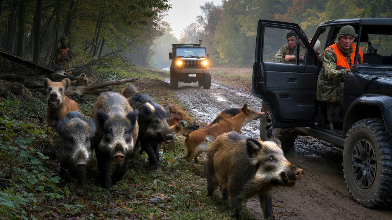 Polowanie na dziki wymyka się spod kontroli? Oto ciemna strona nagonki z psami