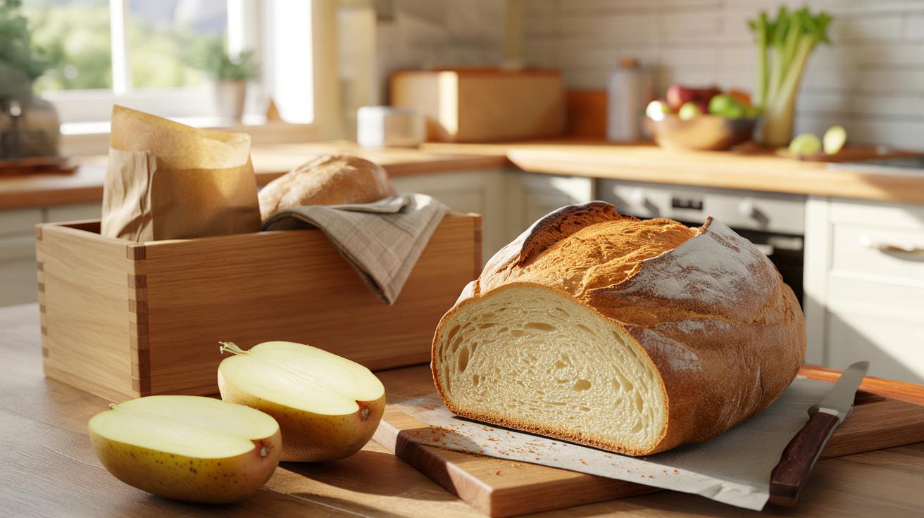 Połóż przy bochenku pół warzywa, a chleb zostanie miękki cały tydzień