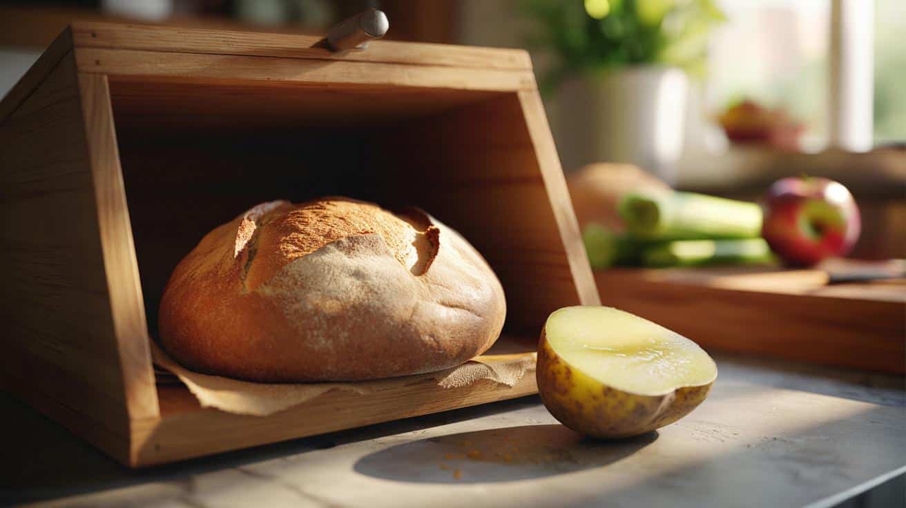 Połóż przy chlebie połówkę warzywa. Efekt zaskakuje po tygodniu