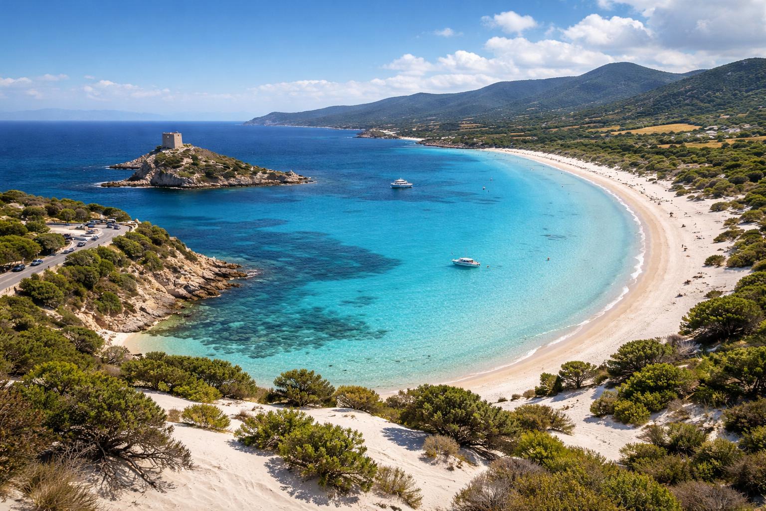 Południe Sardynii jak Karaiby: rajskie plaże w okolicach Teulady