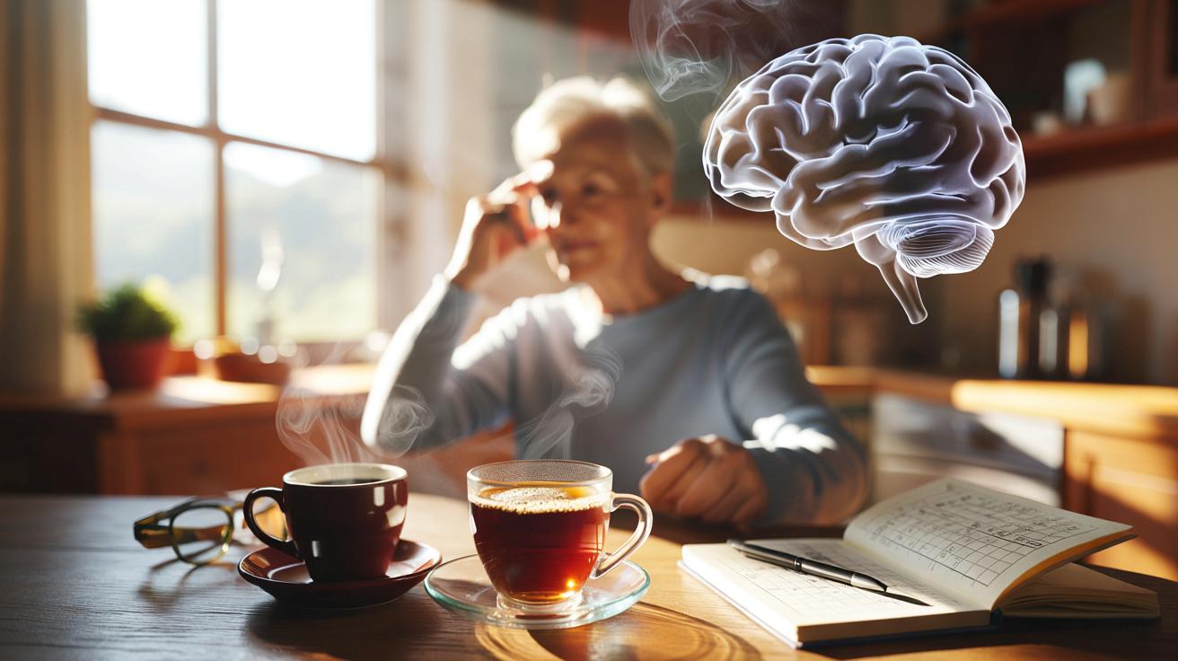 Poranna kawa lub herbata mogą chronić mózg przed demencją