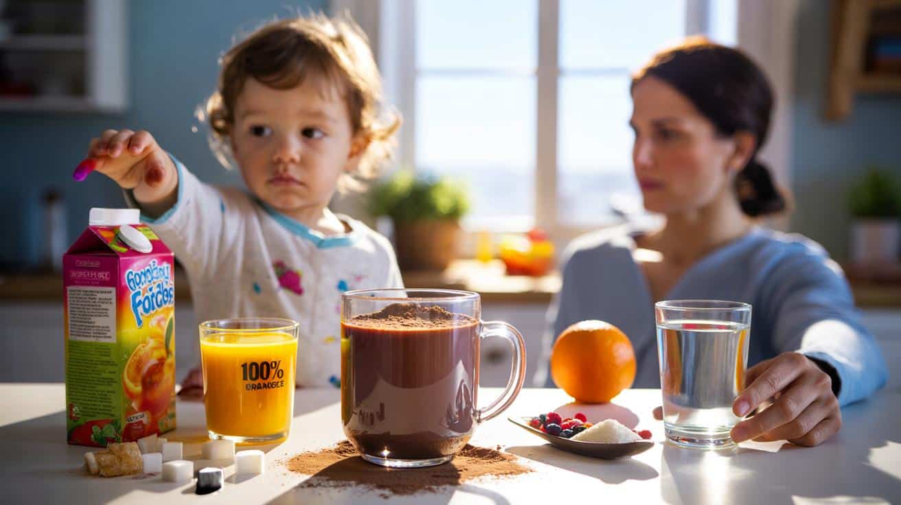 Poranny „zastrzyk cukru” w kubku dziecka. Dietetyczka ostrzega przed popularnymi napojami