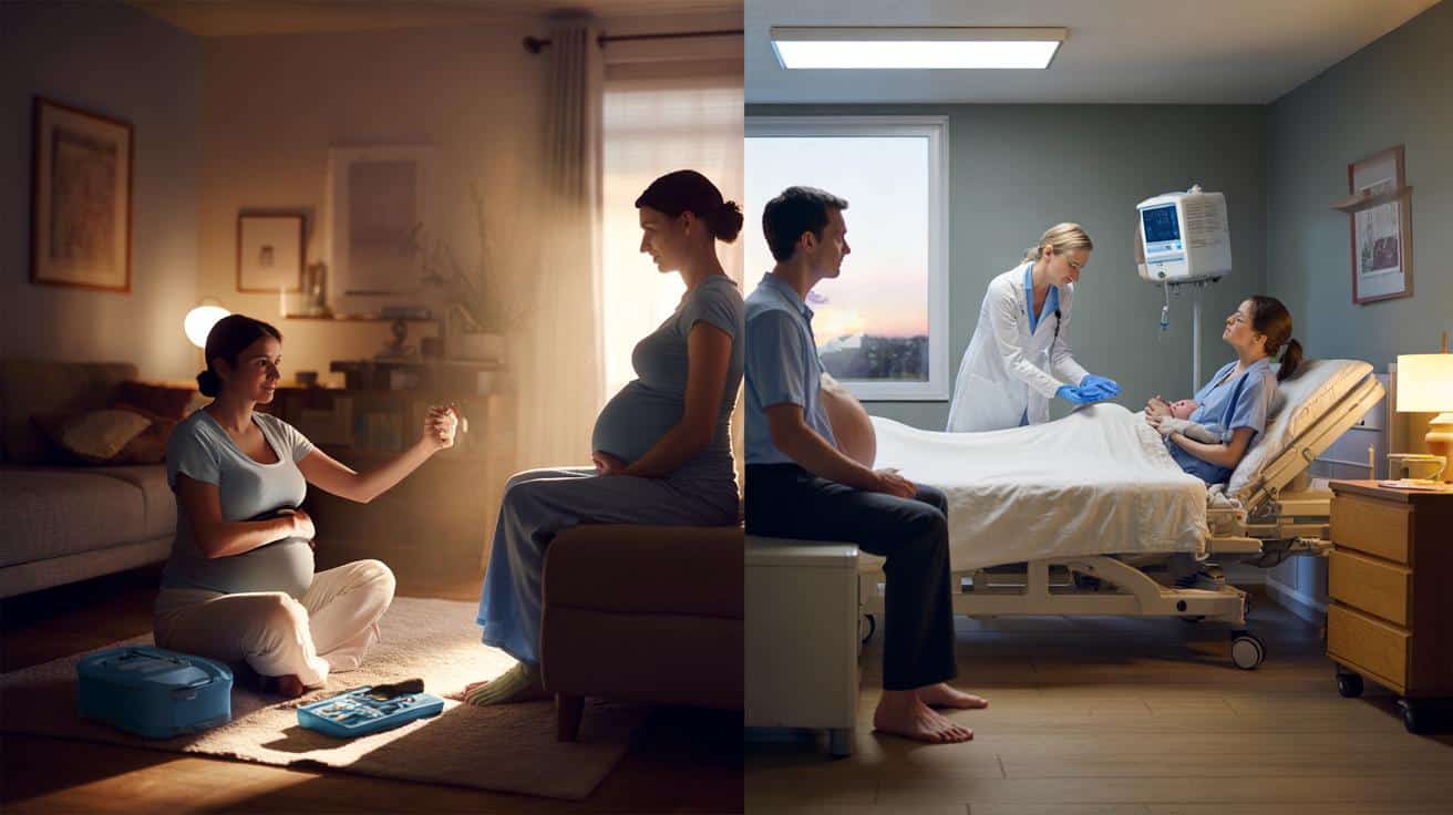 Poród w domu czy w szpitalu? Nowe badania zaskakują rodziców