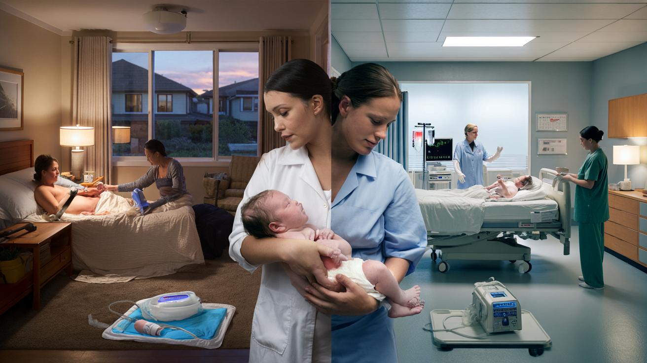 Poród w domu kontra szpital: nowe badanie z USA wywraca statystyki