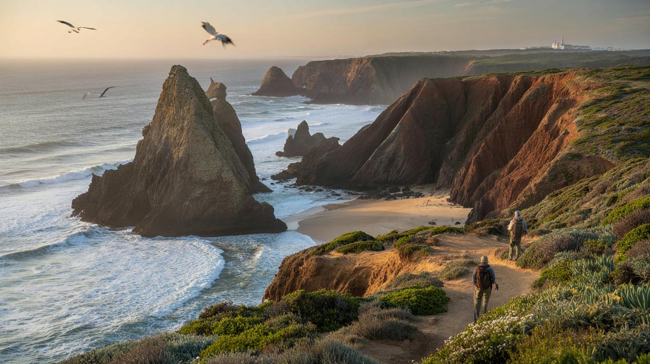 Portugalski park z klifami jak z innej planety. Mało kto tam jeździ