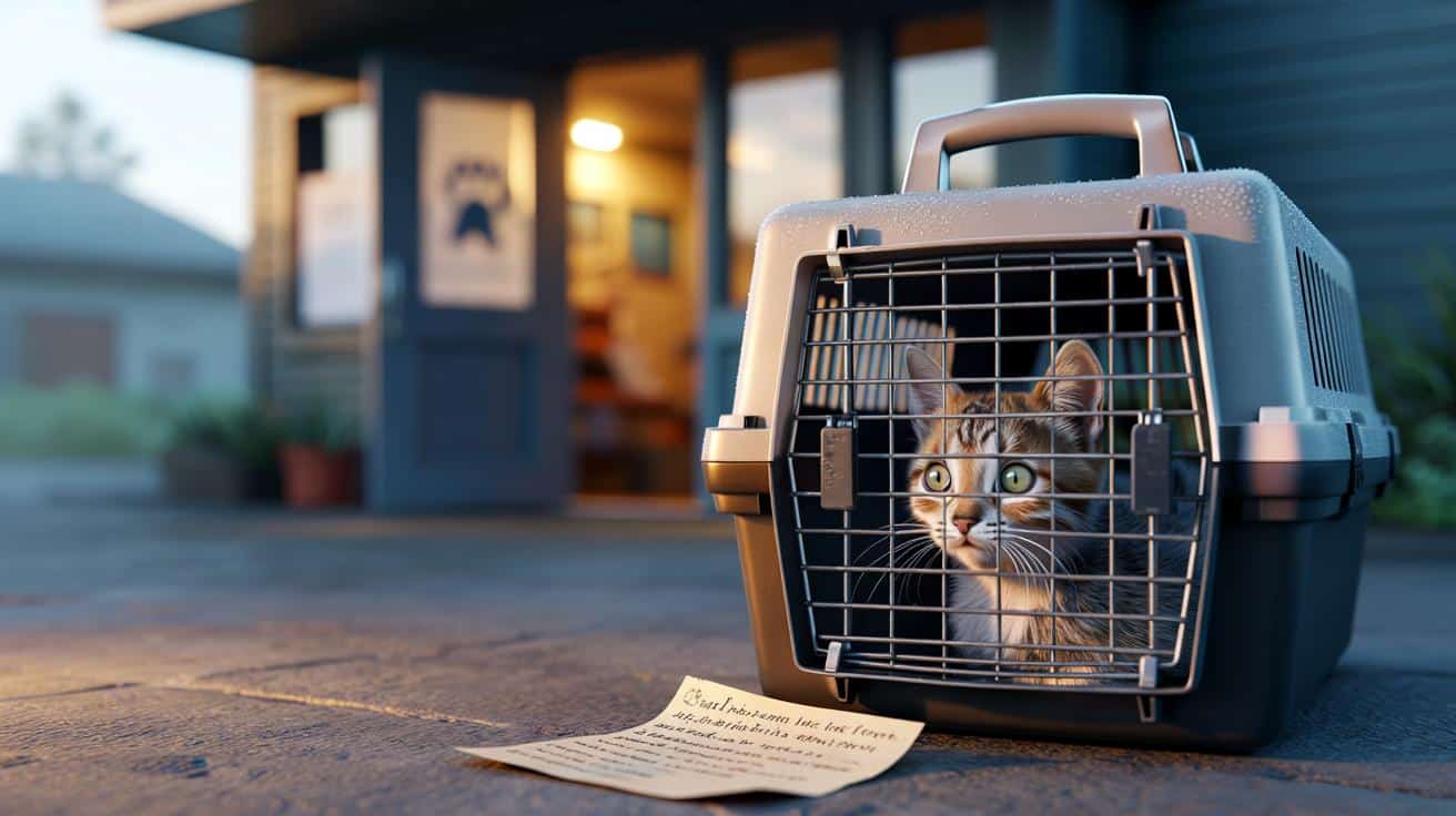 Porzucona torba pod schroniskiem. W środku kot i kilka słów, których nikt tam nie zapomni