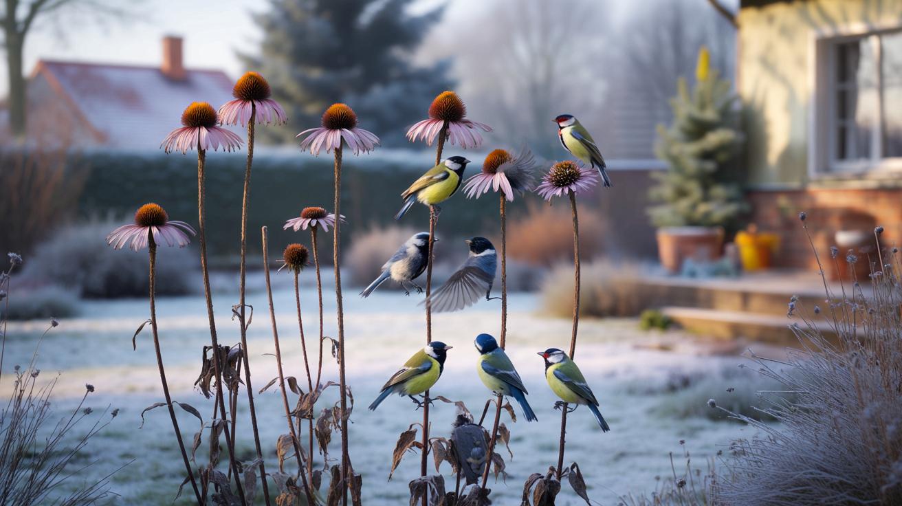 Posadź tę jedną bylinę wiosną, a sikory oblegą twój ogród zimą