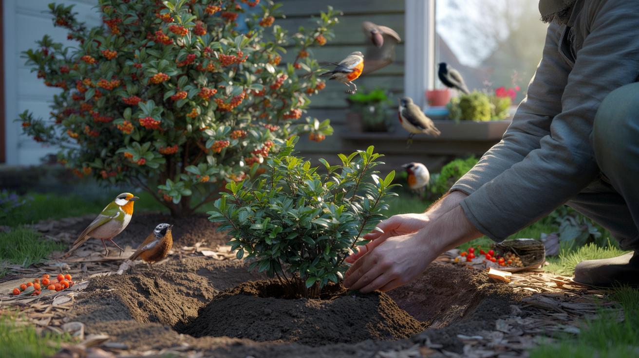 Posadź ten krzew w marcu, a ptaki nie będą chciały odlecieć