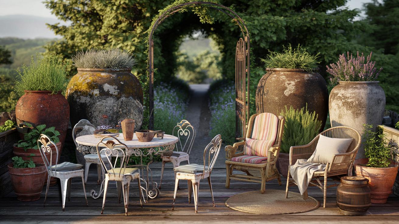 Powrót ogrodowej retro mody: 5 pereł z pchlego targu, które robią klimat