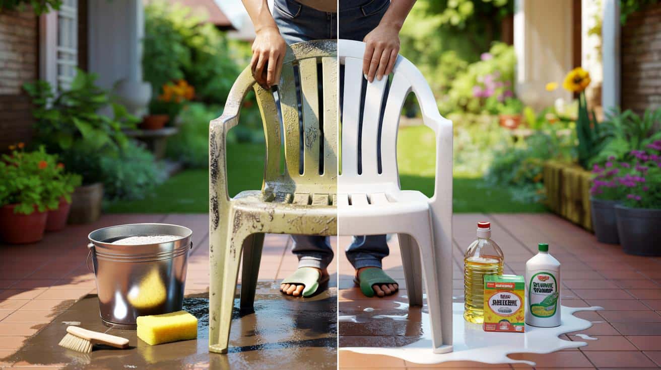 Pożółkłe meble ogrodowe jak nowe: prosty trik z kuchni