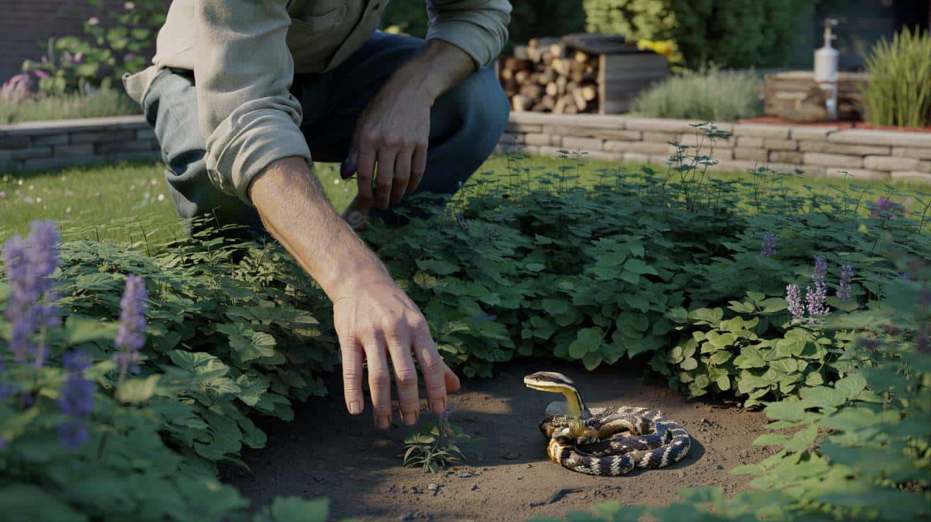 Pracujesz w ogrodzie na ślepo? Ten nawyk przyciąga żmije