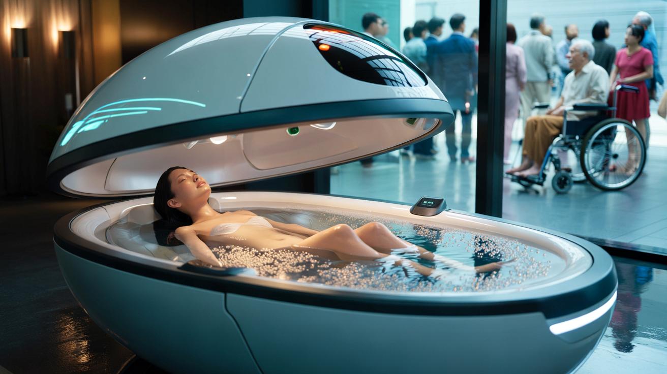 „Pralka” dla ludzi z AI. 40 tysięcy chętnych na kąpiel w kapsule