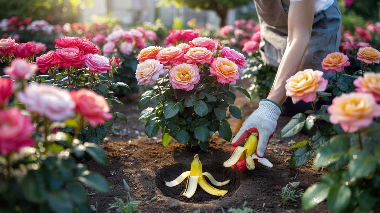 Prosty odpadek z kuchni, który sprawi, że róże zakwitną bez przerwy
