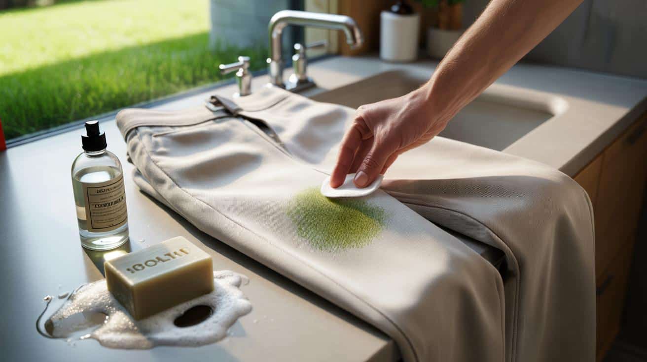 Prosty sposób na usunięcie plam z trawy z białych spodni