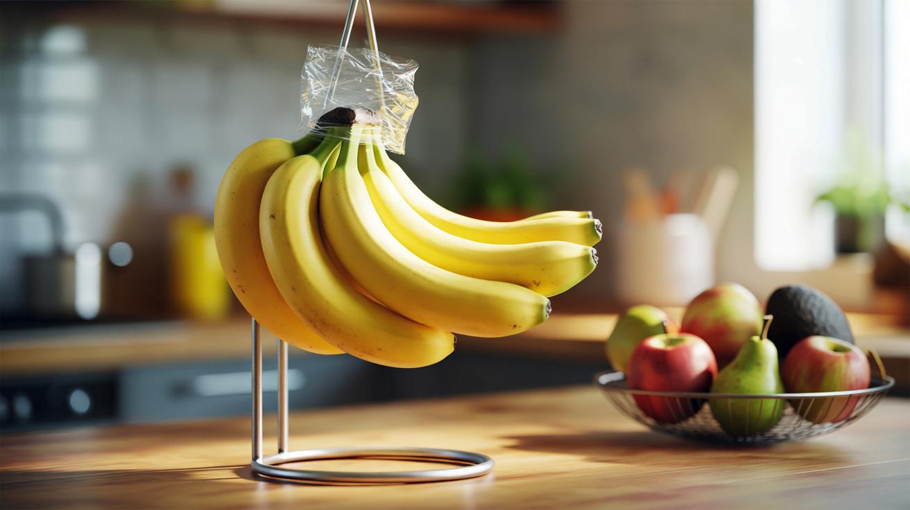 Prosty trik na banany: zostają żółte o kilka dni dłużej