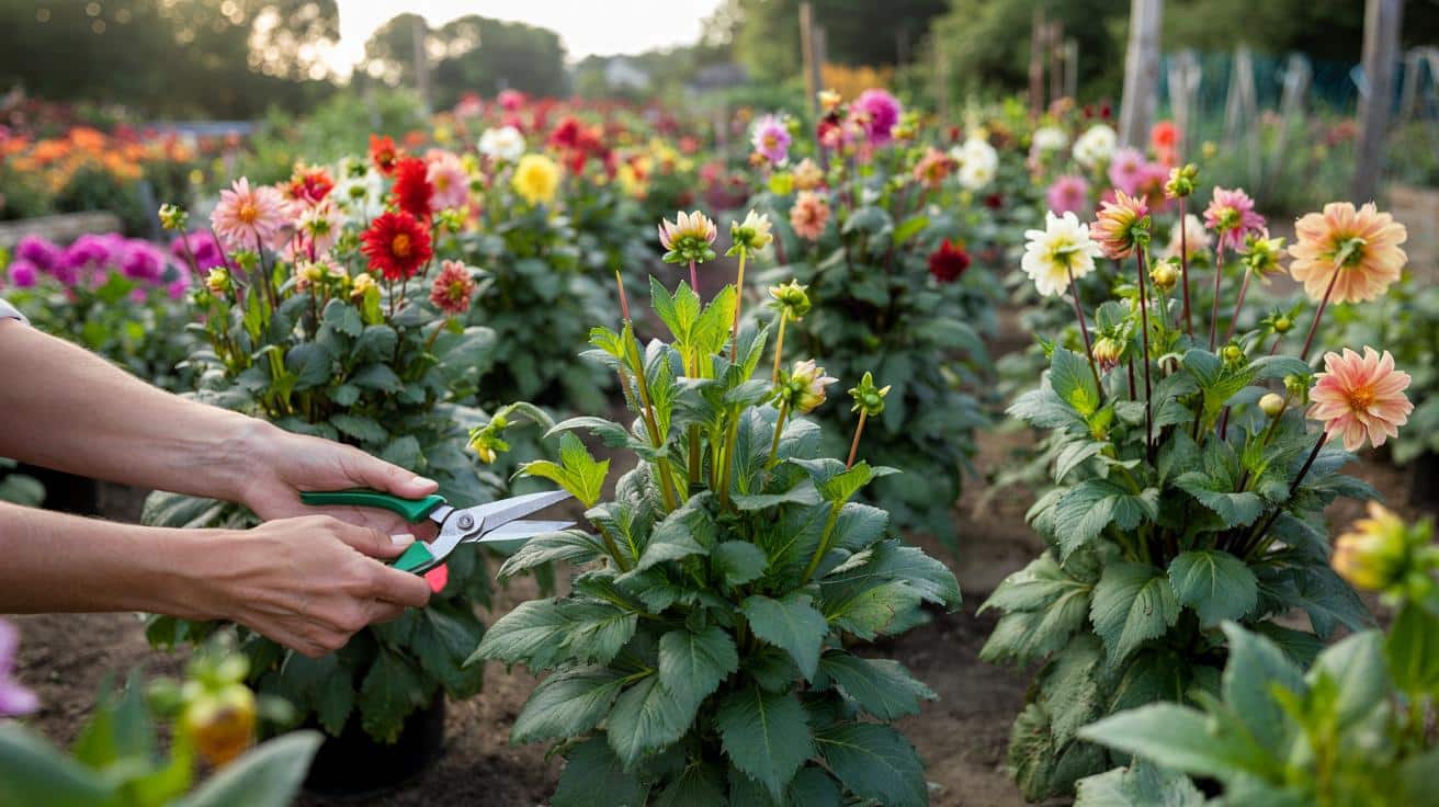 Prosty trik na bujne dalie: czemu warto przycinać młode pędy