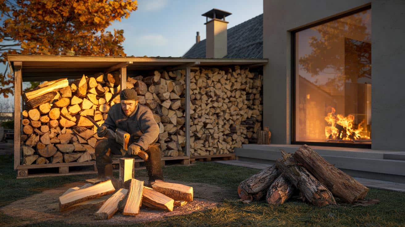 Prosty trik na drewno do kominka: jak podwoić ilość ciepła z każdej polany