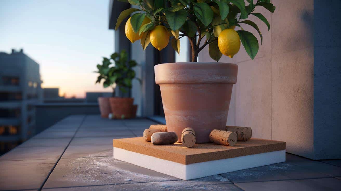 Prosty trik na marcowe przymrozki: włóż ten dyskretny element pod donicę z cytryną