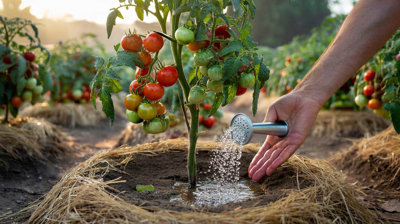 Prosty trik przed podlewaniem, dzięki któremu pomidory rosną lepiej i zdrowiej