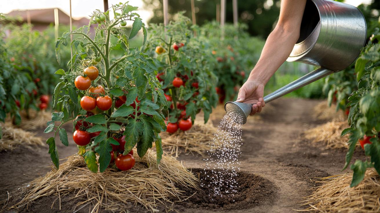 Prosty trik przed podlewaniem, dzięki któremu pomidory rosną zdrowiej i obficiej