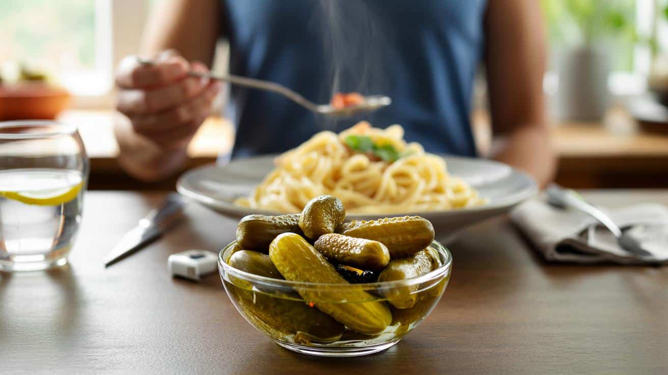 Prosty trik przed talerzem makaronu. Ten kiszony dodatek łagodzi skoki cukru