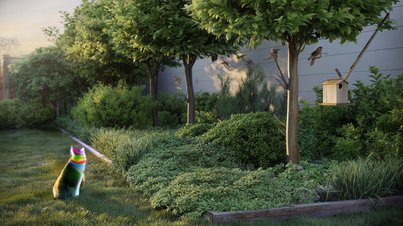 Prosty trik w ogrodzie, który ratuje ptaki i nie frustruje kota