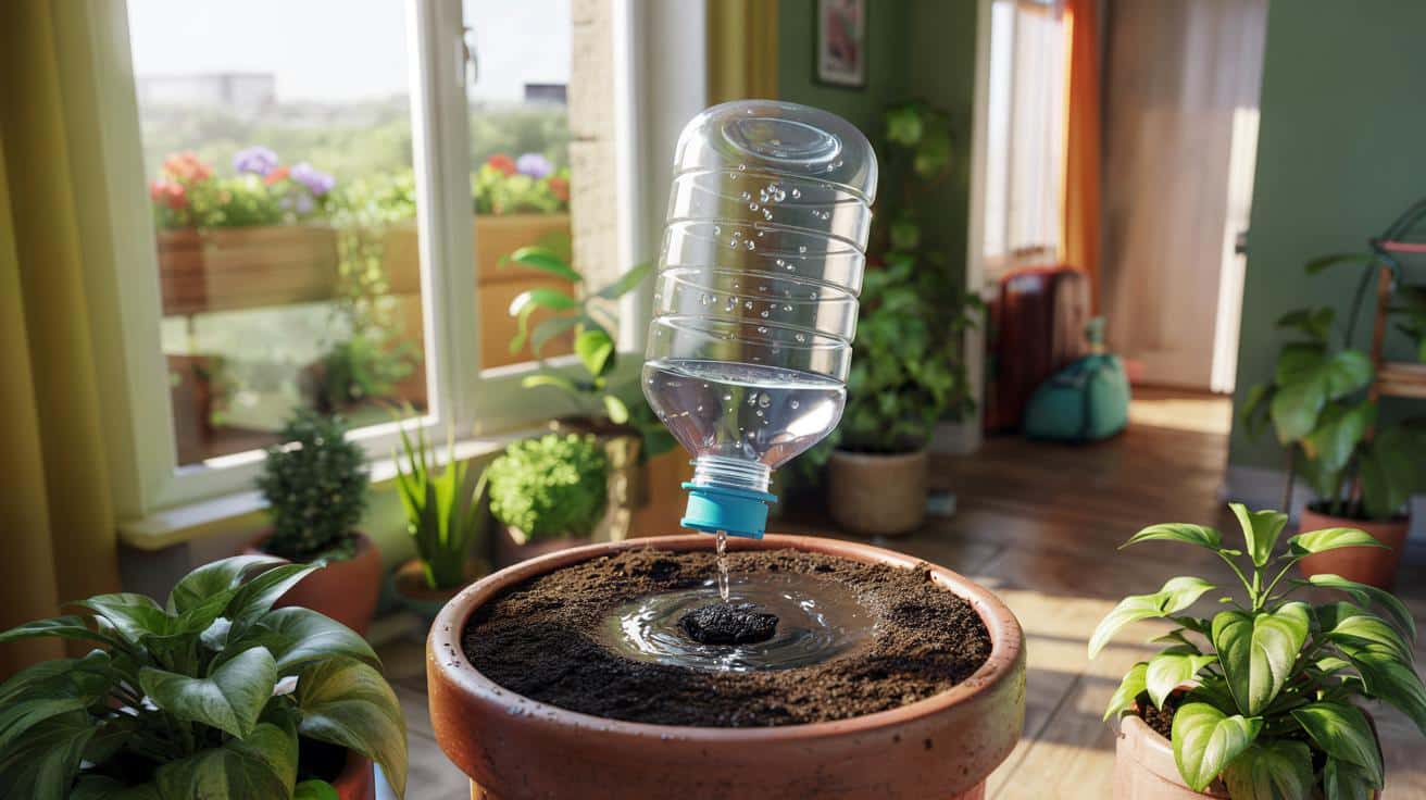 Prosty trik z butelką uratuje twoje rośliny na czas wyjazdu