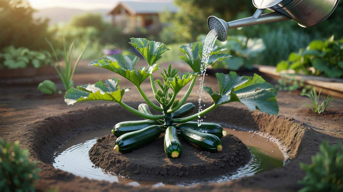 Prosty trik z podlewaniem, dzięki któremu jedna cukinia da nawet 5 kg plonów