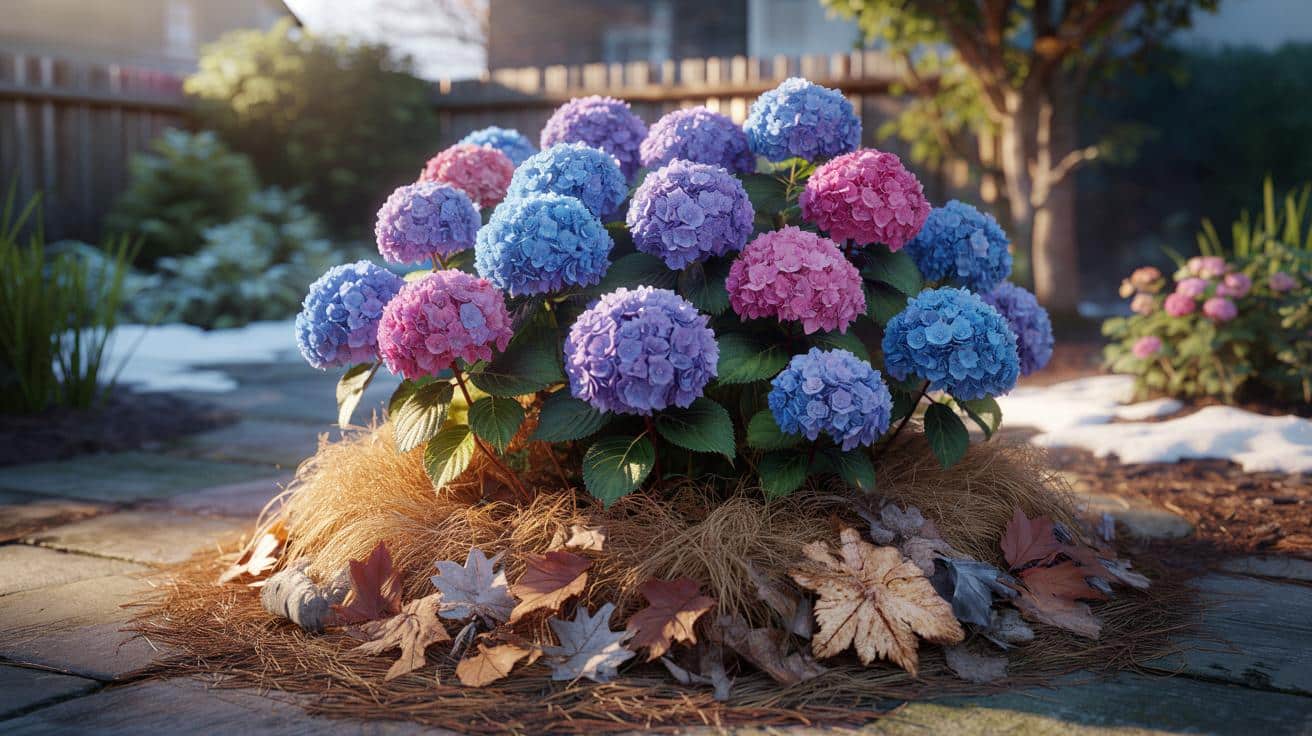 Prosty zimowy trik na hortensje obsypane kwiatami wiosną