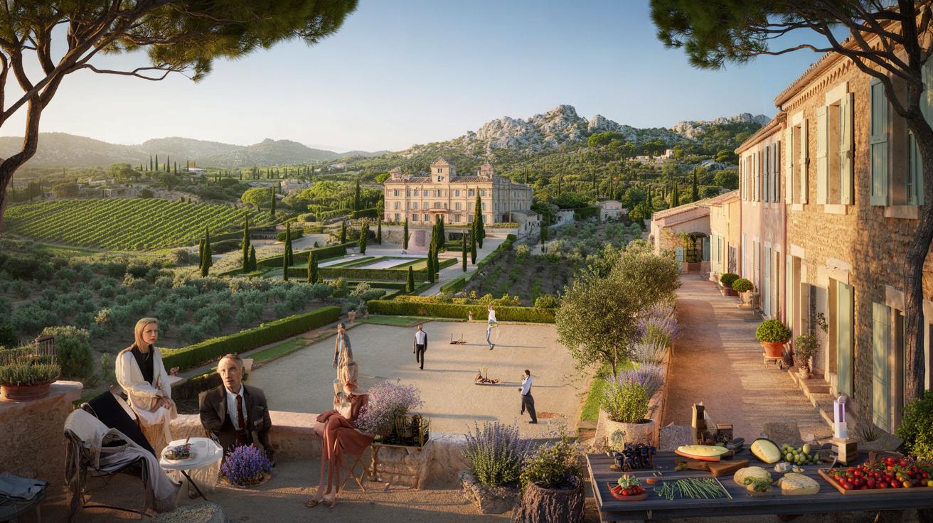 Provence jak z filmu: spokojna wioska Fontvieille staje się nowym magnesem gwiazd
