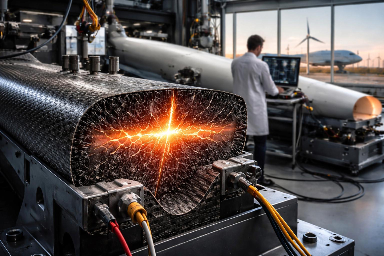 Przełomowy materiał samonaprawiający może wydłużyć życie samolotów i turbin o setki lat