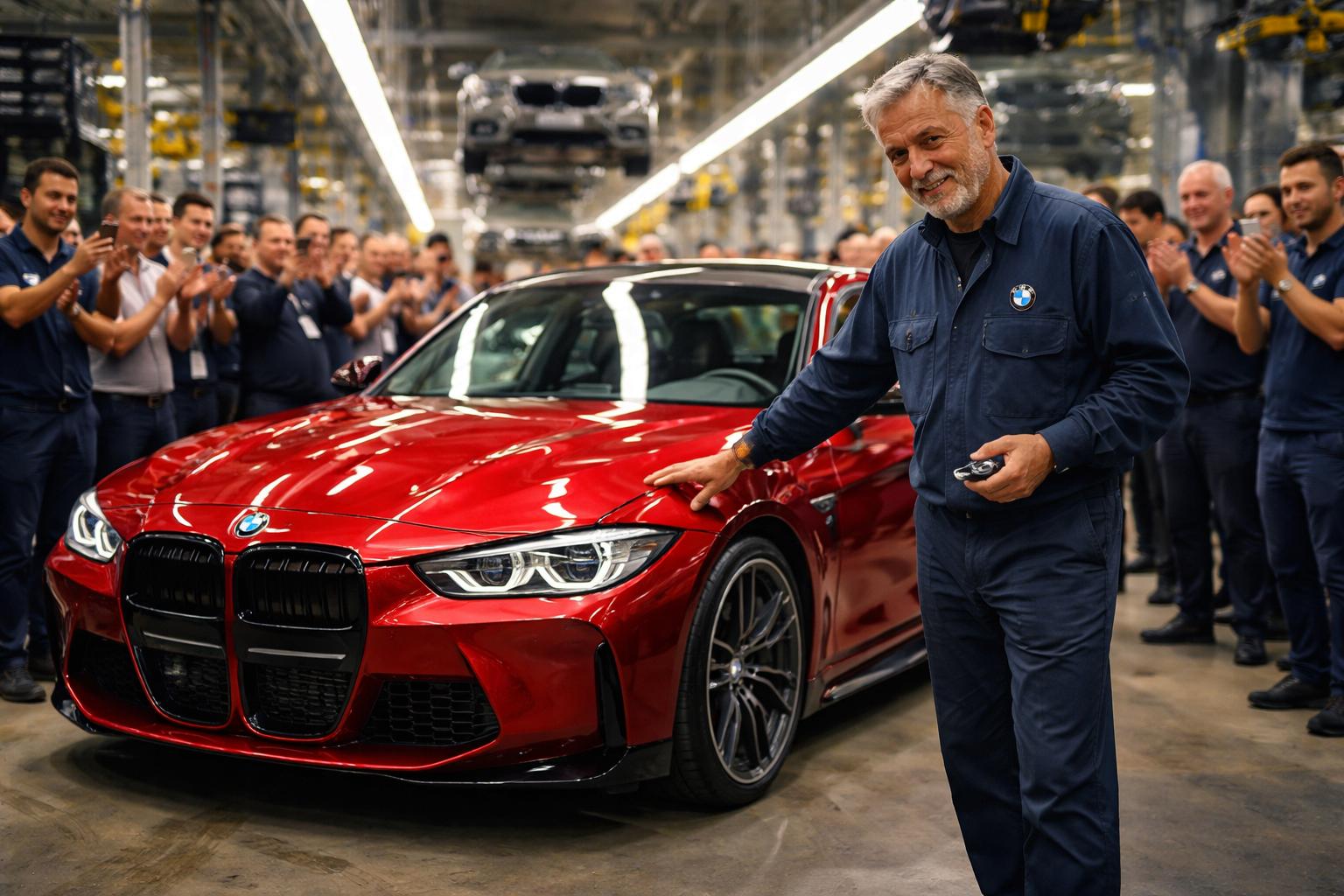 Przepracował 45 lat w BMW. Na pożegnanie dostał nową M3