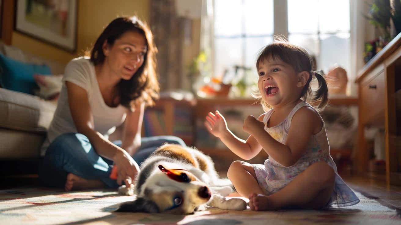 „Przepraszam, że tak głośno się śmieję”. Moment, w którym dziecko zaczyna uciszać samo siebie