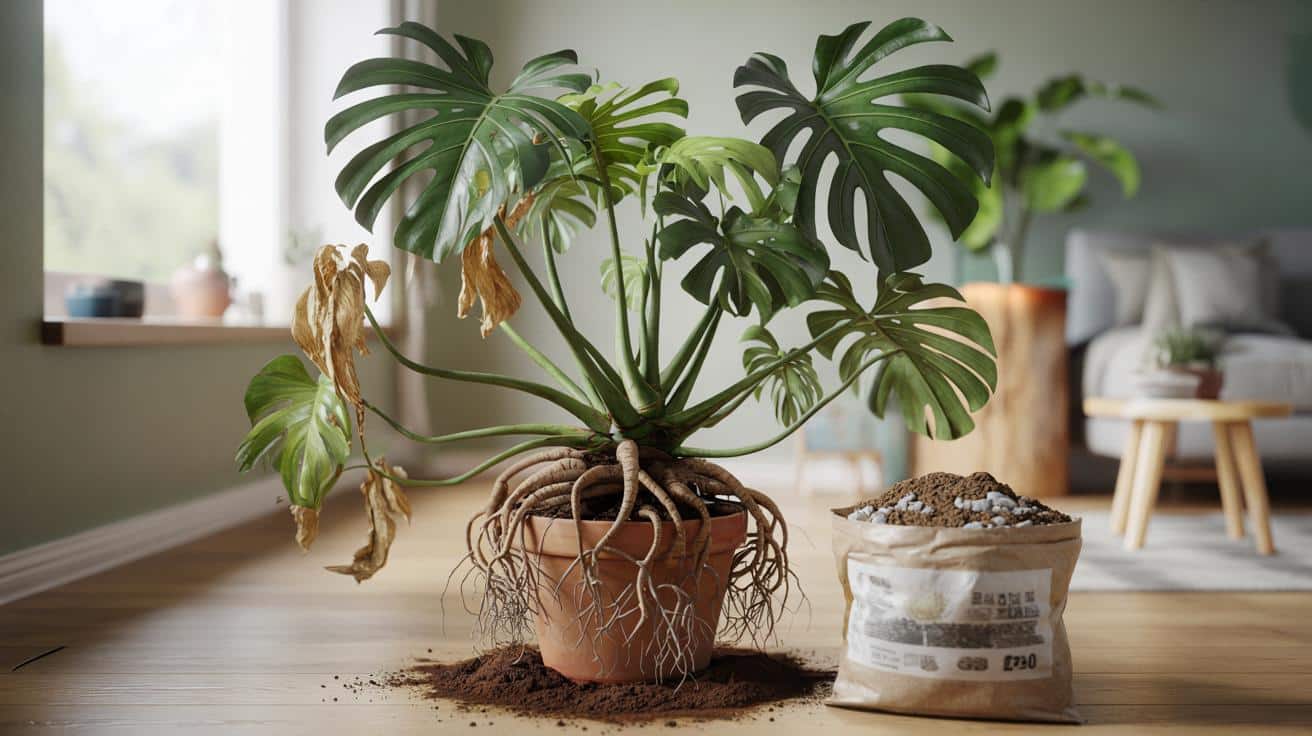 Przesadzić monsterę czy jeszcze poczekać? Sygnały, których nie można zignorować