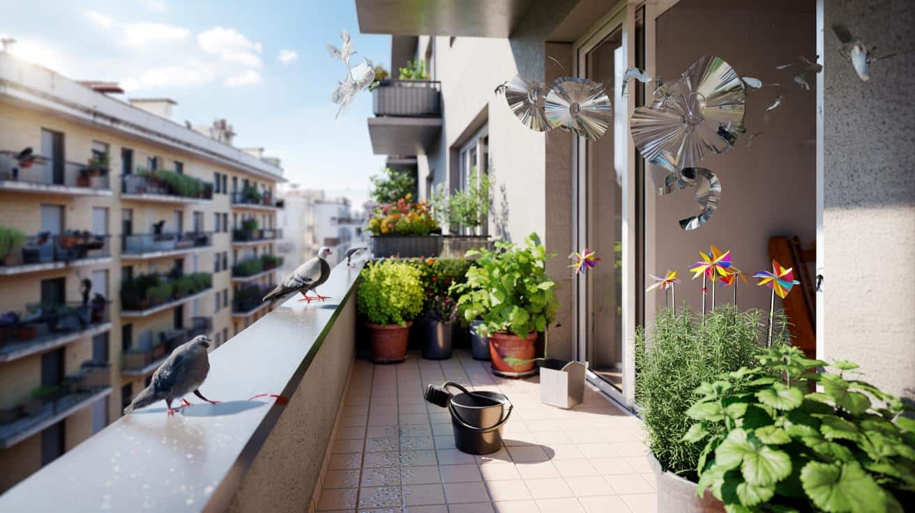 Przestała szorować taras co tydzień. Jeden trik wygonił gołębie