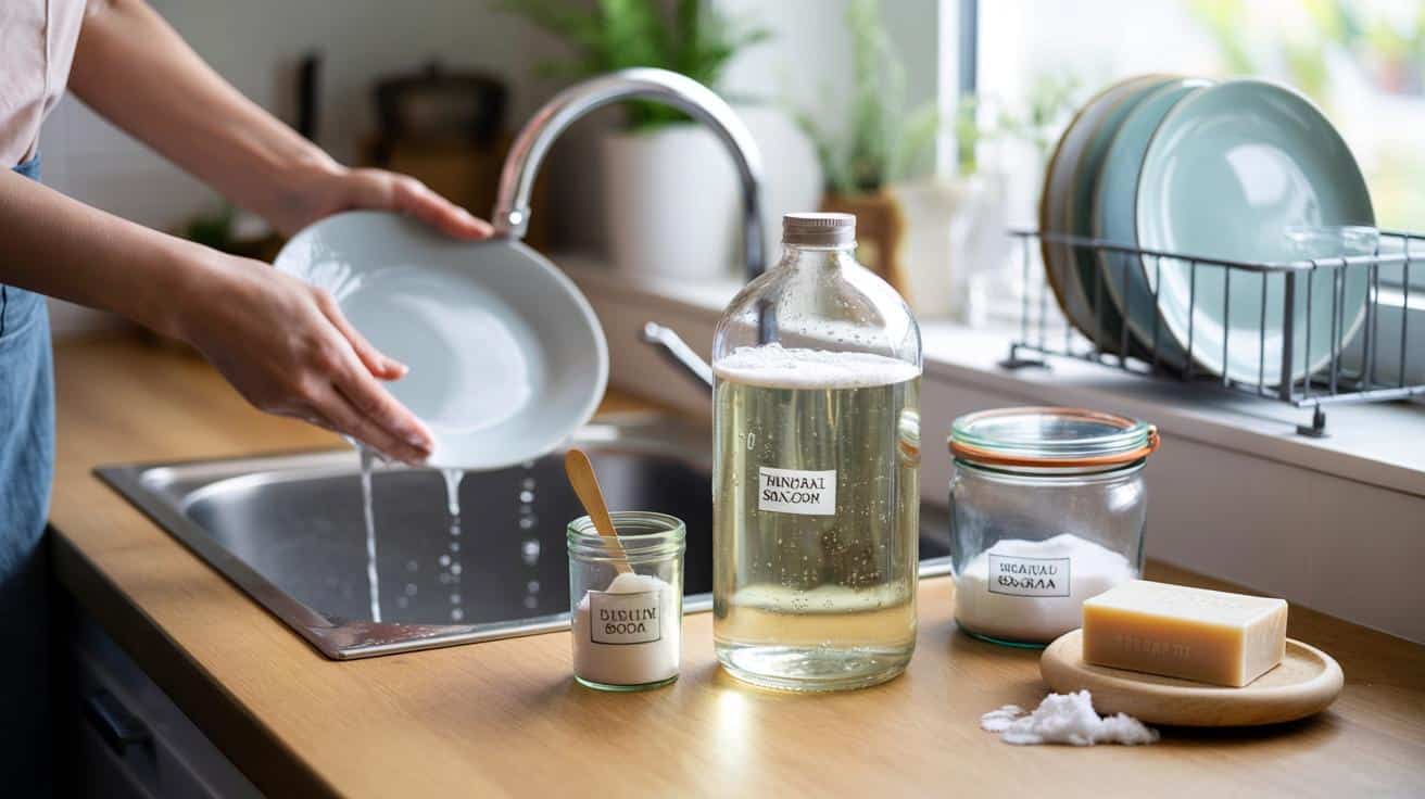 Przestałam kupować płyn do naczyń. Ten prosty trik z 3 składnikami robi robotę