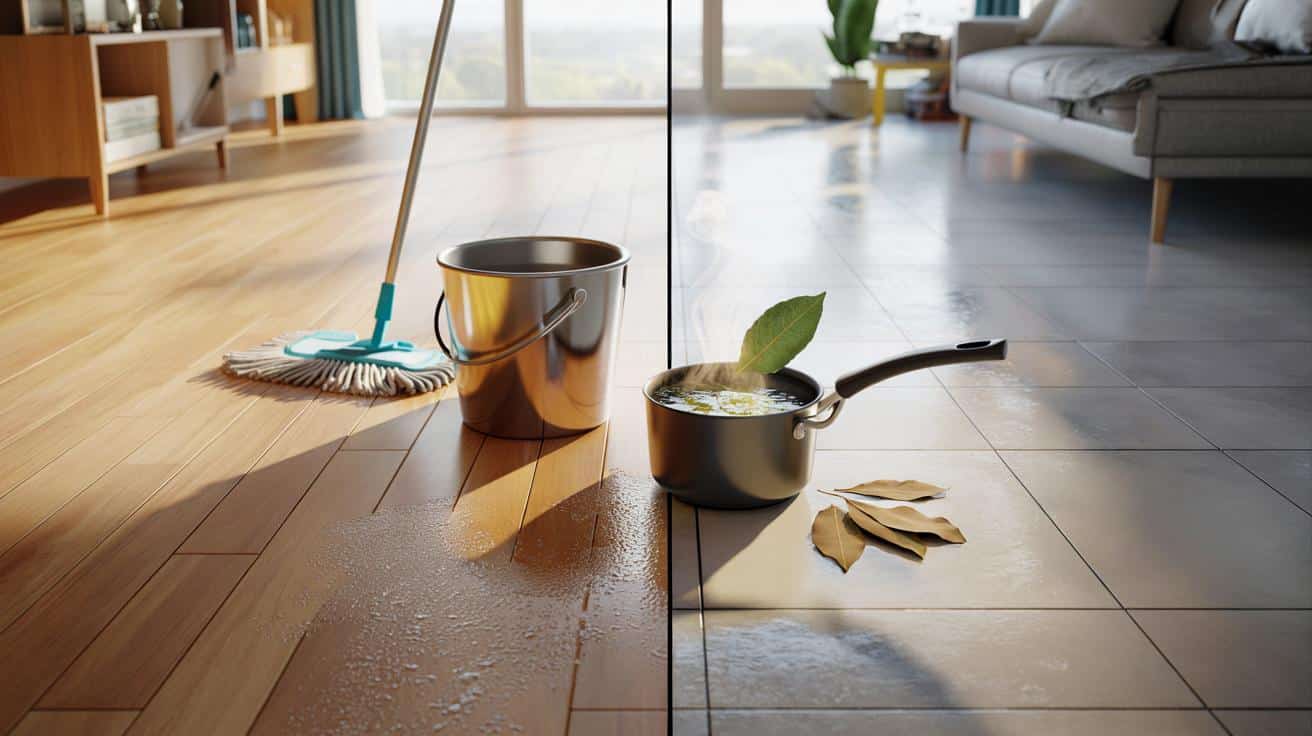 Przestałam szorować podłogę na darmo: trik z liściem laurowym zmienił wszystko