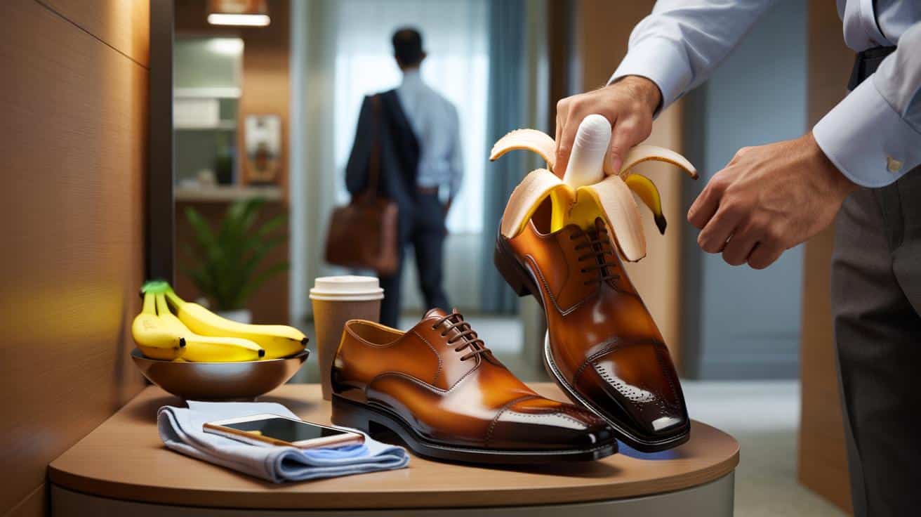 Przetrzyj buty skórką banana a nabierają blasku jak po wizycie u szewca