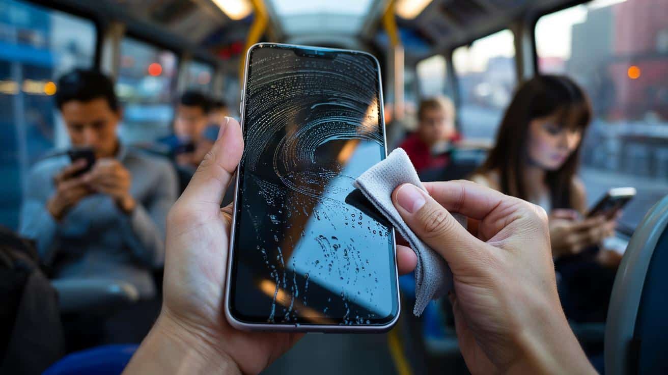Przetrzyj ekran smartfona ścierką z okularów a przez tydzień jest jak nowy