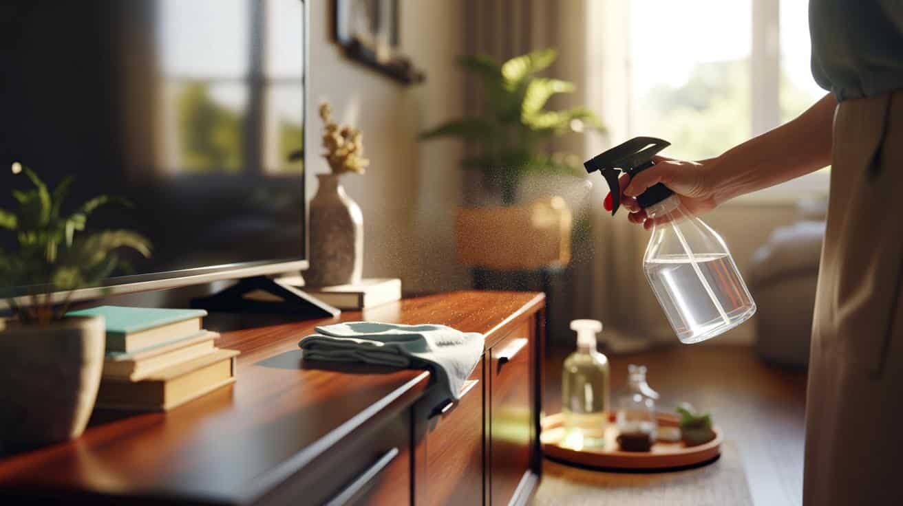 Przetrzyj meble tym domowym sprayem i zapomnij o kurzu na długo