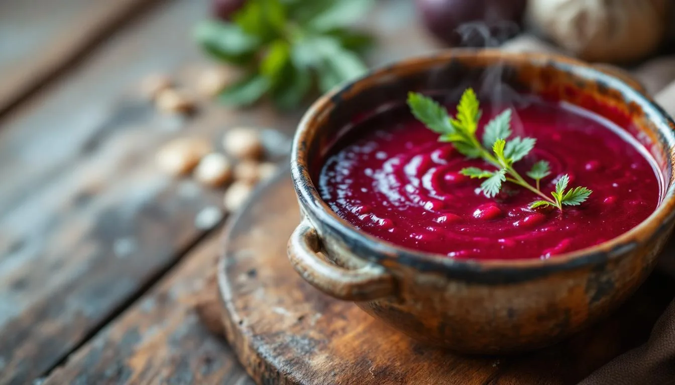 Przez 30 dni przygotowywałem barszcz czerwony, w końcu jest jak rubin!