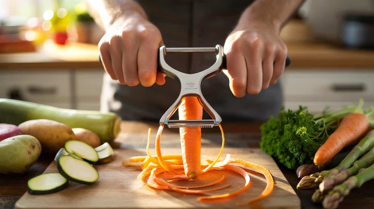 Przez lata obierasz warzywa źle? Ten trik z obieraczką wszystko zmienia