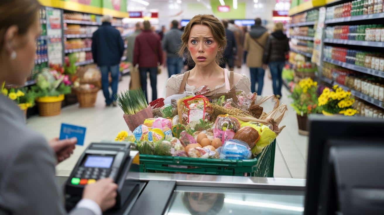 Przy wielkanocnych zakupach wyszło, że mąż odchodzi do innej. Zdradził go błąd przy przelewie