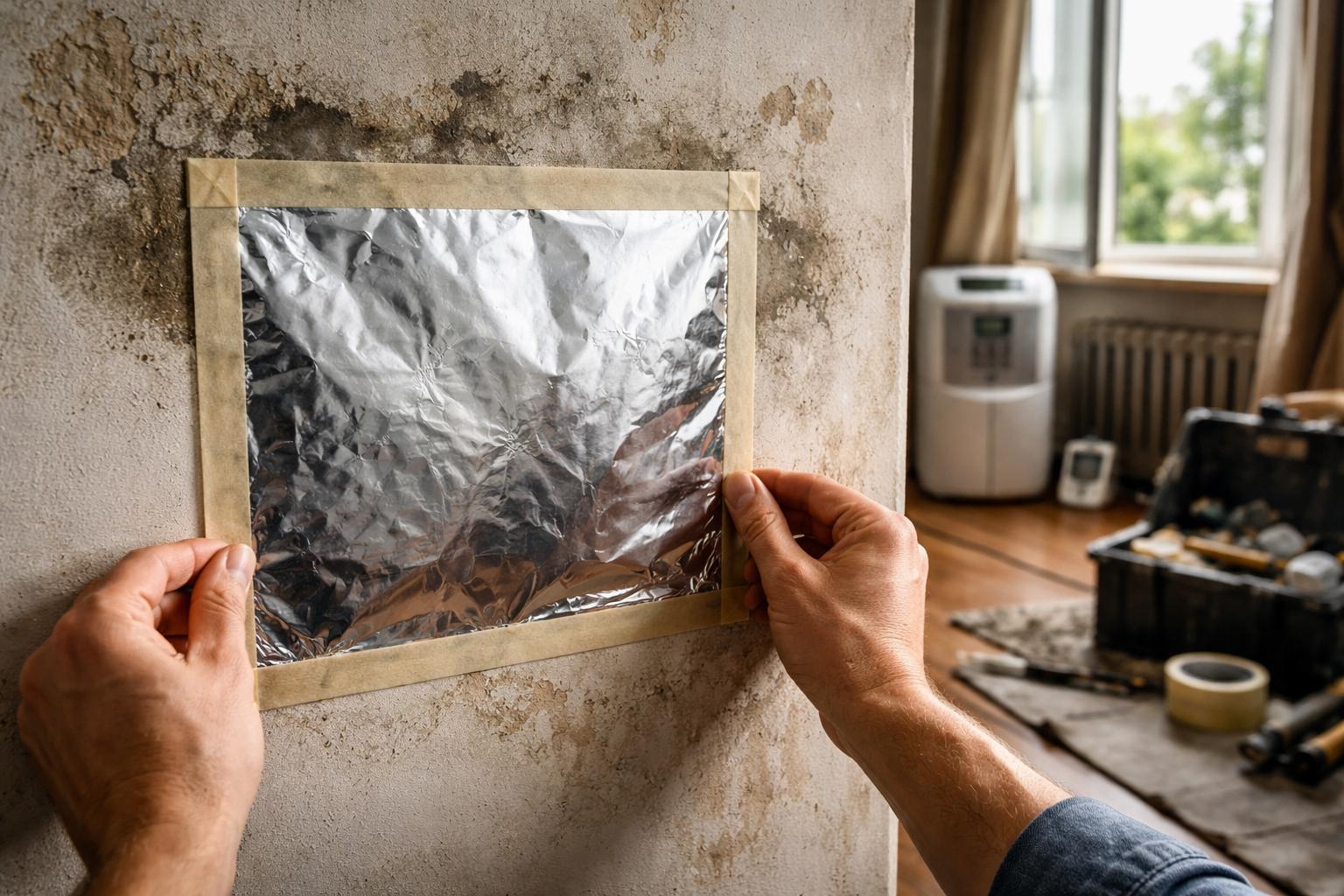 Przyklej folię aluminiową do ściany i zobacz, czy grozi ci poważny remont
