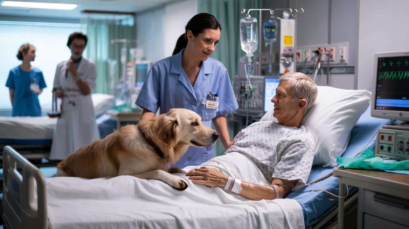 Psy w sali intensywnej terapii? Pionierski projekt szpitala w Clermont-Ferrand