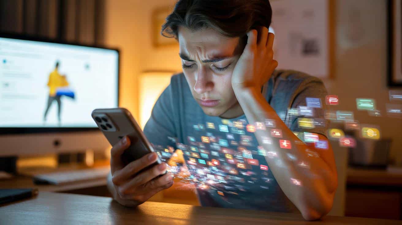 Psycholodzy ostrzegają: to powiadomienia z telefonu, a nie ekran, najbardziej męczą mózg